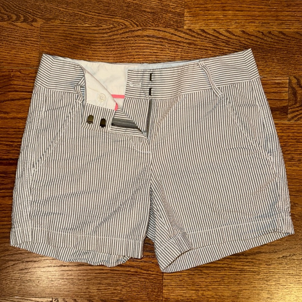 J CREW WOMEN’s Seersucker shorts size 00 🔥🔥NWOT 🔥🔥
